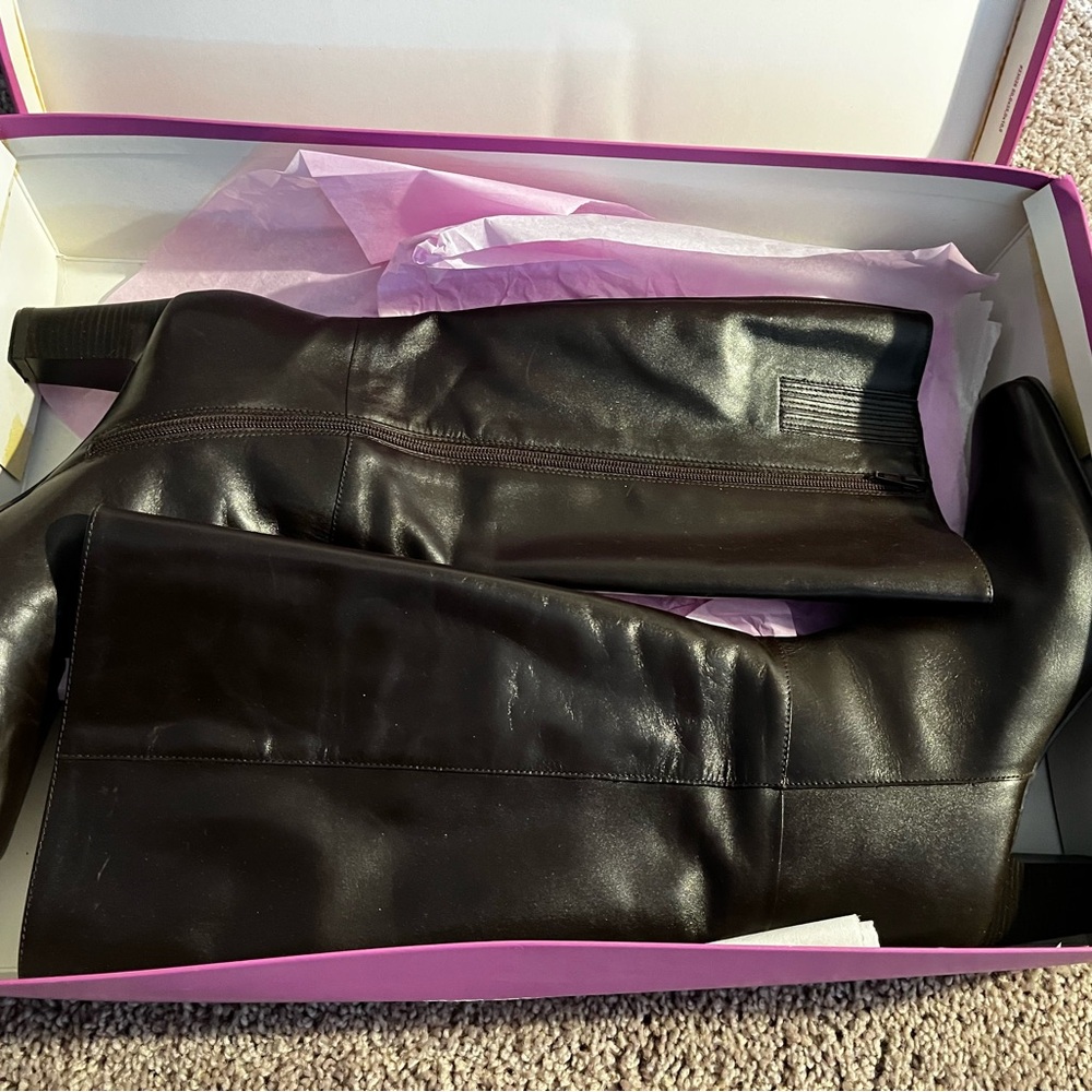 Michelle D Black Heeled Boots